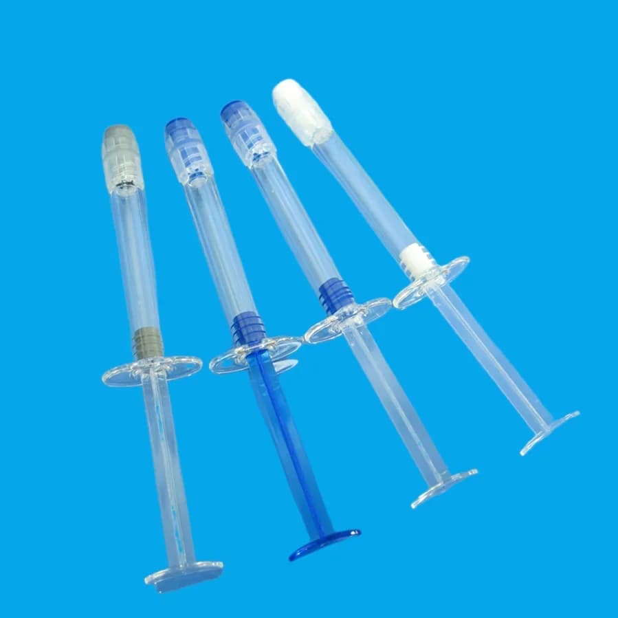1ML50/100/200 pcs empty cosmetic syringe with scale disposable eye cream/tubo essence hyaluronic acid/container cosmetic collagen