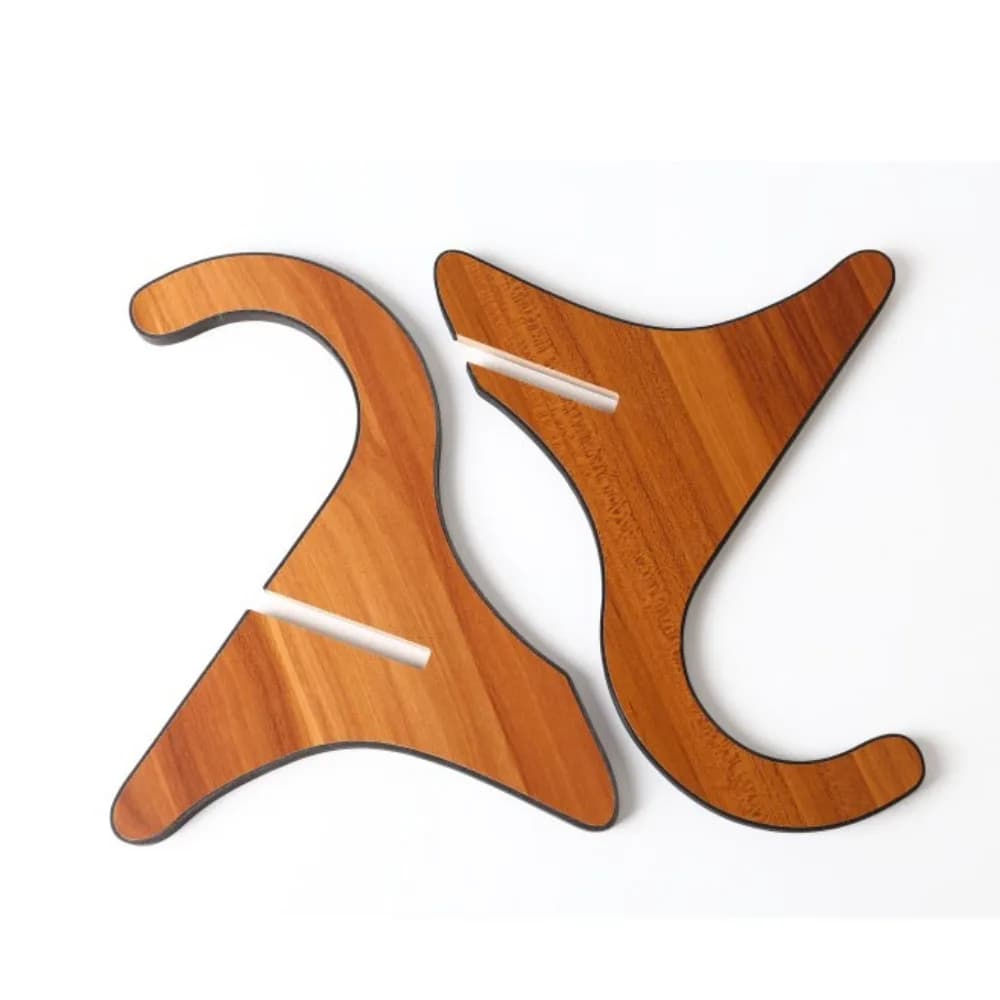 Espositore Ukulele Supporto in legno Verticale in legno Piccola chitarra Staffa in legno Staffa pieghevole in legno per violino a forma di X