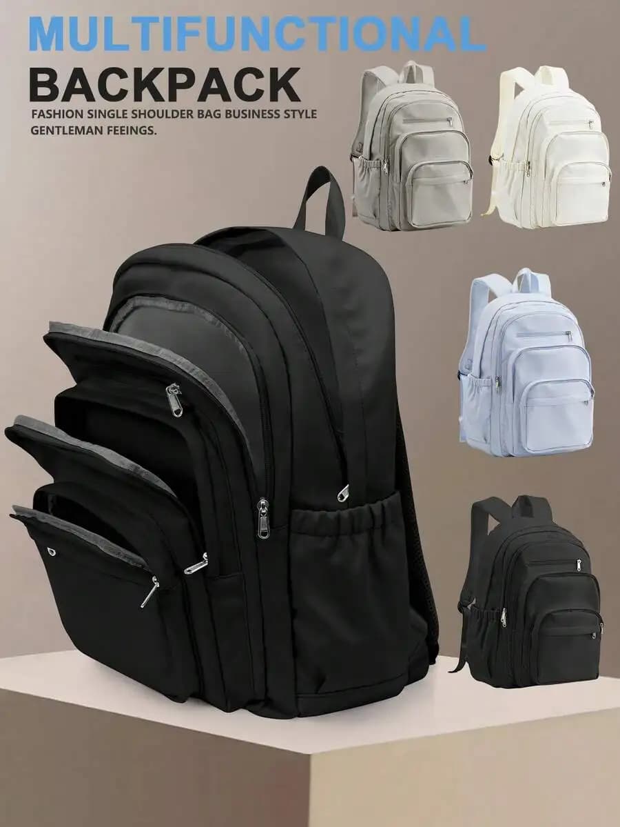 Large University Backpack Travel Laptop Bag Unisex, Suitable For 14-15.6 Inch Laptop, Lightweight Durable Outdoor Hiking Backpac