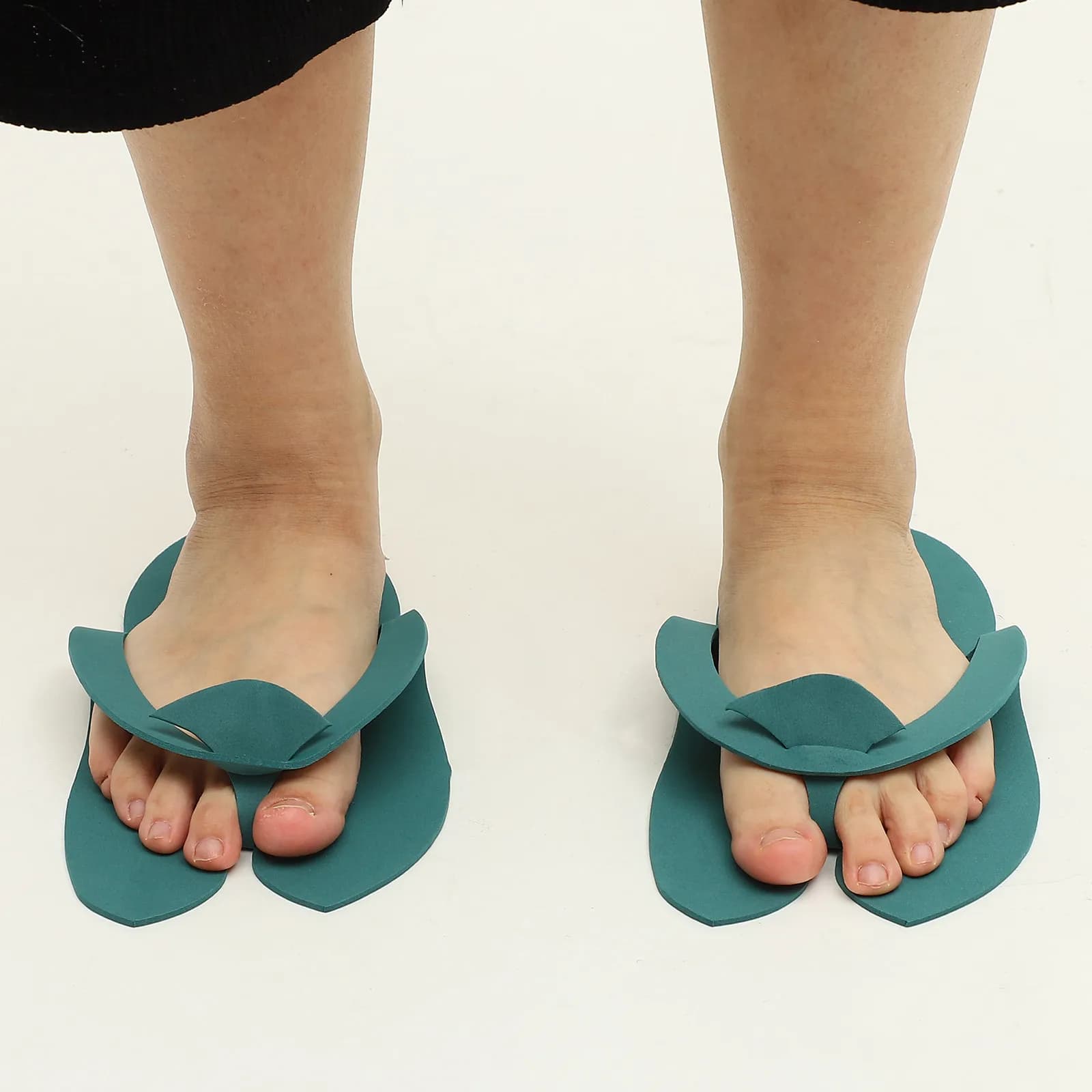 16 Paia di Ciabatte Monouso in EVA per Pedicure, Antiscivolo, Portatili, per Viaggi e Hotel