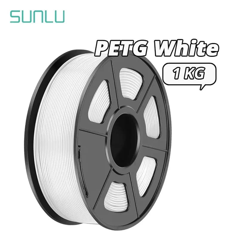 SUNLU PETG 3D Printer Filament 1.75MM 1KG/2.2LBS Arrest ordered No knots No bubbles Good tenacity Non-toxic Ecological