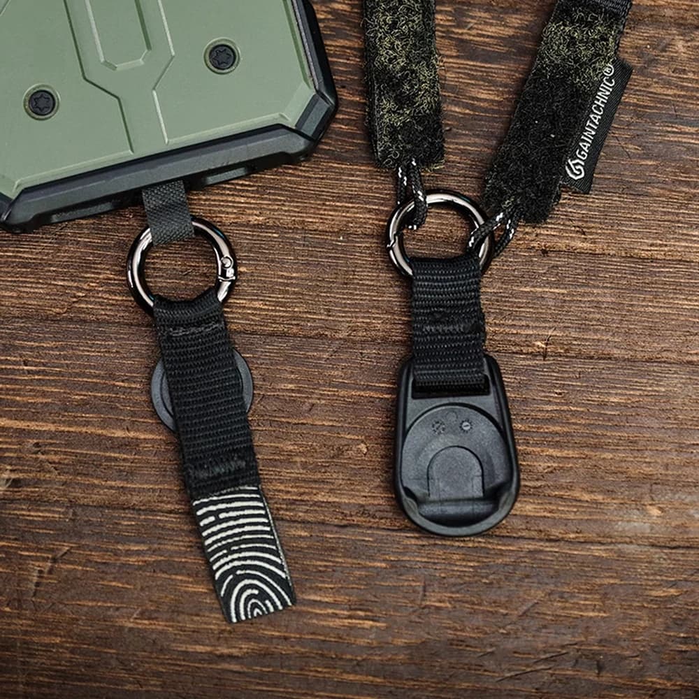Gancio magnetico tattico per cache, cinturino per cellulare a punto singolo con tessitura tattica decorativa multiuso EDC