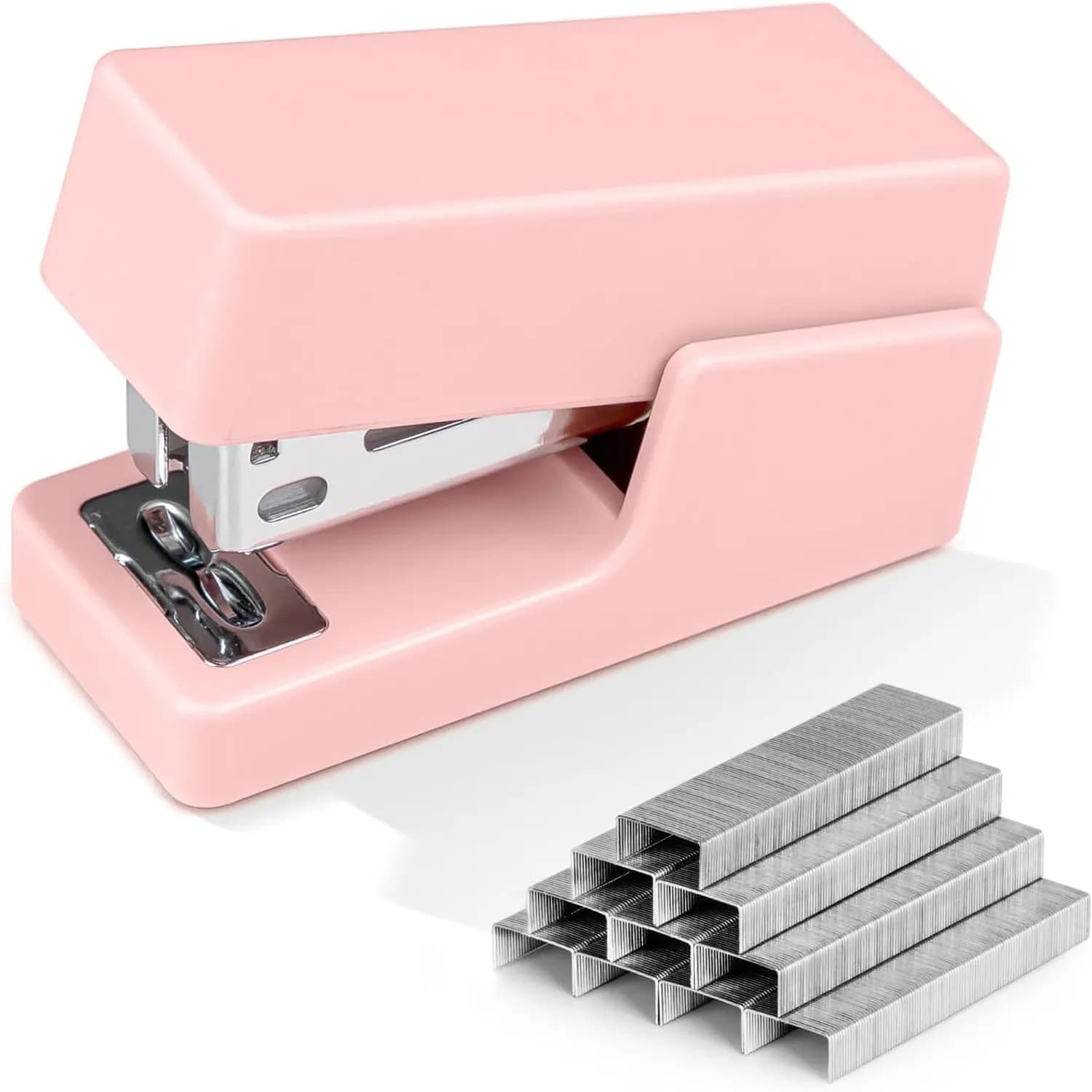 Mini cucitrice, cucitrici da tavolo con 400 punti metallici, cucitrice da ufficio, cucitrici da ufficio desktop senza inceppamenti