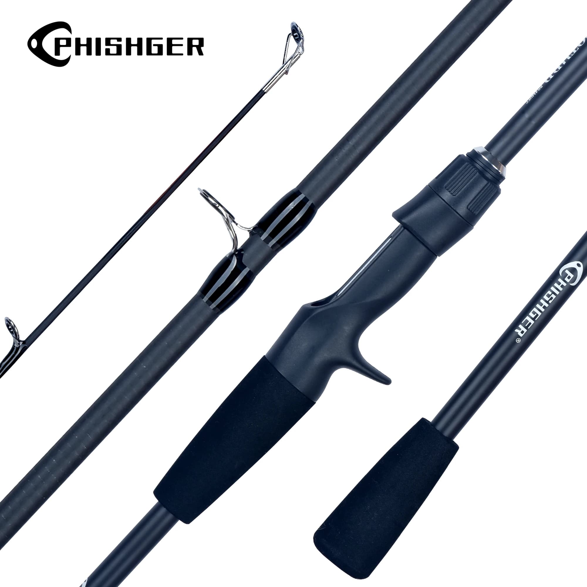 PHISHGER Spinning Baitcasting Travel Carbon Mini Items for Fishing Rods Weight 5-30g M Fast Ultralight Recalling Trota Pole