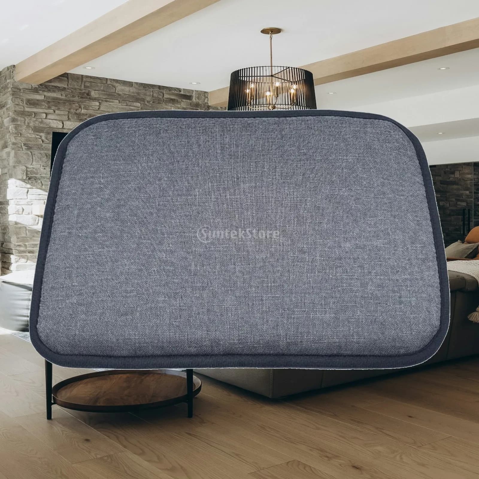 Prayer cushion with ergonomic cushioning and soft velvet padding for meditation