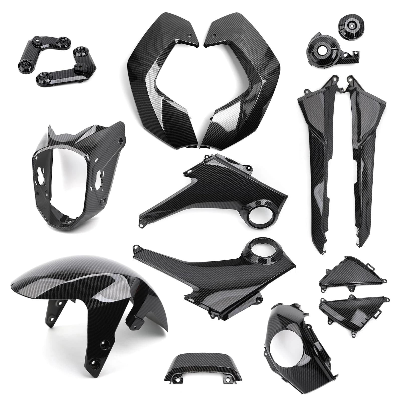 Kit carene moto in fibra di carbonio ABS adatto per Honda Grom Msx125 SF 2013 2014 2015 2016