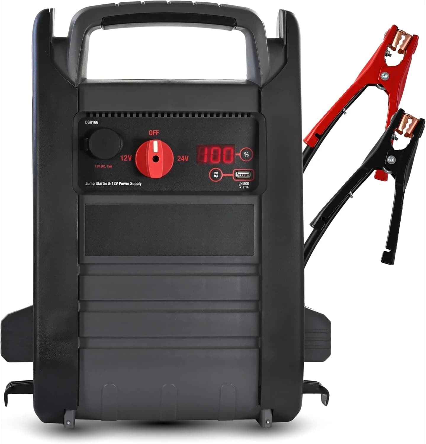 Avviatore di Emergenza per Auto - 4400 Amp di Picco 12V/24V, Avviatore per Auto, Jump Starter e Stazione di Alimentazione Portatile - Display Digitale