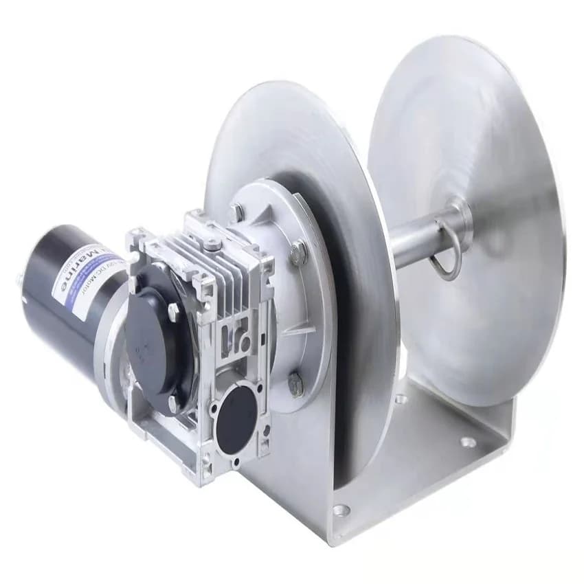 Yacht per barca da pesca marina con ancoraggio per tamburo in acciaio inossidabile 316 12V 1000W M2