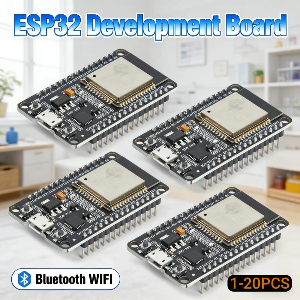 1-20 pezzi per ESP-32S ESP-32 ESP32 Scheda di sviluppo WiFi compatibile Bluetooth con modulo PCB e accessori antenna
