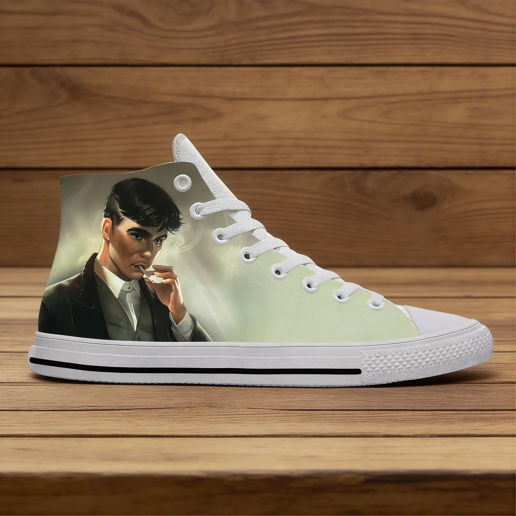 Sneakers Anime Peaky Blinders | Scarpe Casual Unisex Traspiranti con Stampa 3D e Tomaia Alta