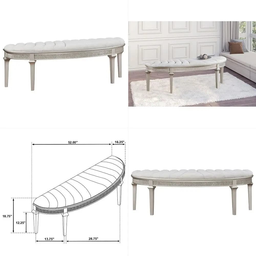 Storage Bench with Cushion, 3Pcs Large Capacity Entryway Chest Corner Seating Bench, Modern Modular Organizer Box for Kitchen,