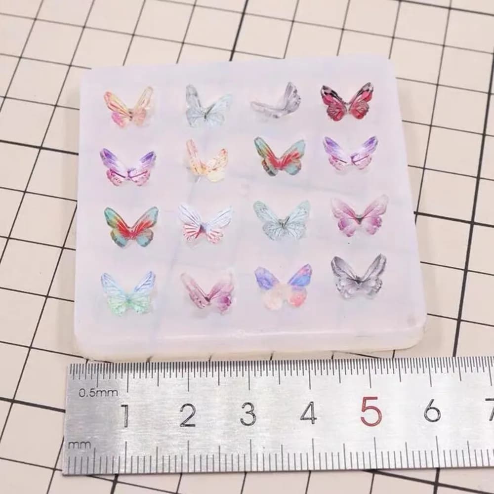 1 pz/borsa Forma di Farfalla Stampi In Resina Epossidica Ciondolo di Fascino Stampi In Silcone Per Gioielli FAI DA TE Che Fanno Accessori Artigianali In Resina Epossidica