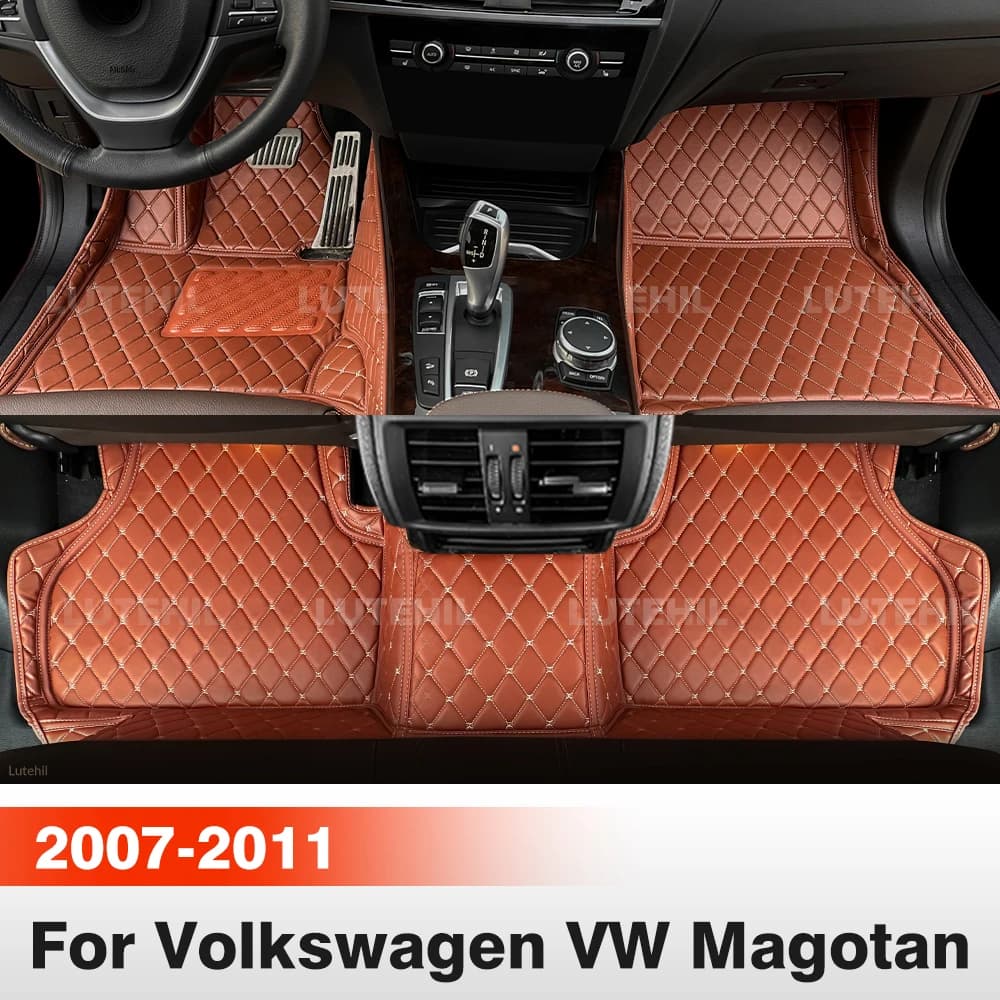 Tappetini per Auto Volkswagen VW Magotan 2007-2011, Copertura in Moquette per Tutte le Stagioni, Protezione Interna, Accessori