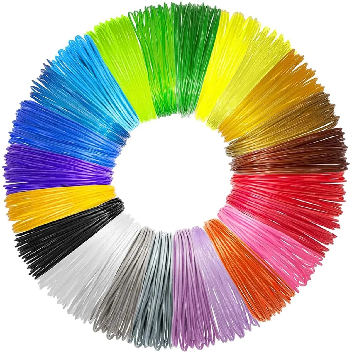 20 Colors PLA 3D Pen Filament Ricariche 1.75mm Pen 3D Filament PLA Ricariche Pen Printing 3D Ricariche FAI DA TE Tool