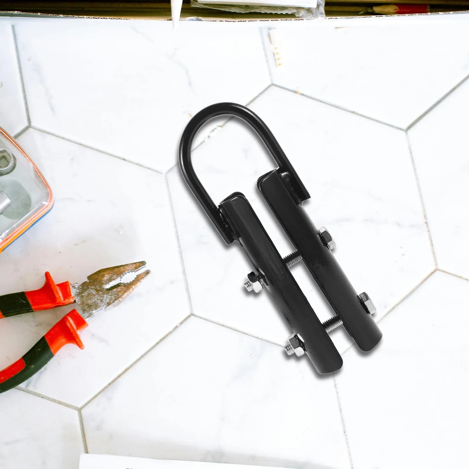 2 Pcs Climbing Rope Training Tool Gym Equipment Metal Clip Attachment Clamps for Outdoor Sports Heavy-duty