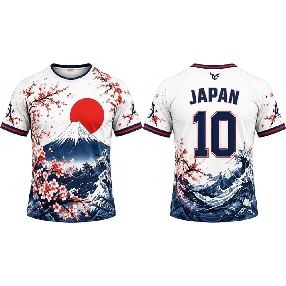 New Japanese-style Printed Football Jersey Quick-drying Tee 3D Printed Children's T-shirt Y2k Clothes Men's An Women's T-Shirts