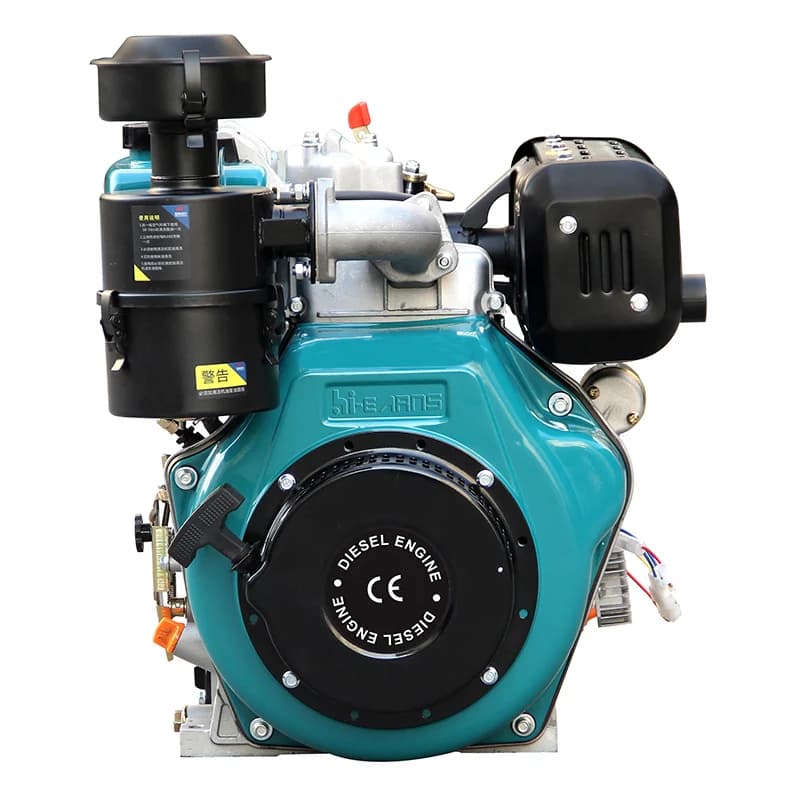 HR188FAE 7kW Filtro olio diviso Albero scanalato facile da usare Motore monocilindrico raffreddato ad aria Euro 5 Essenziale per Bearin