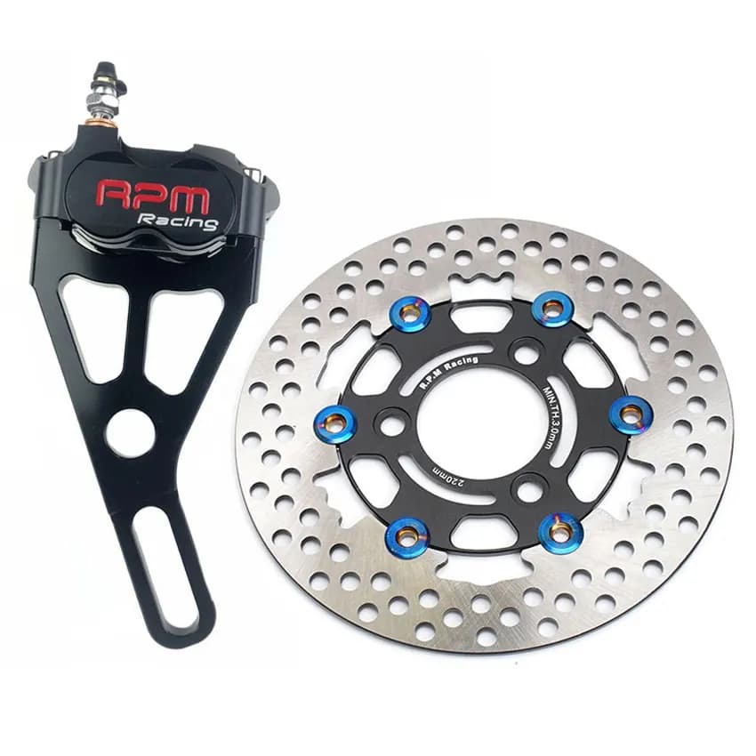 Disco staffa adattatore pinza freno ruota posteriore RPM per moto scooter moto Dirt Bike Yamaha Bws Zuma Rsz