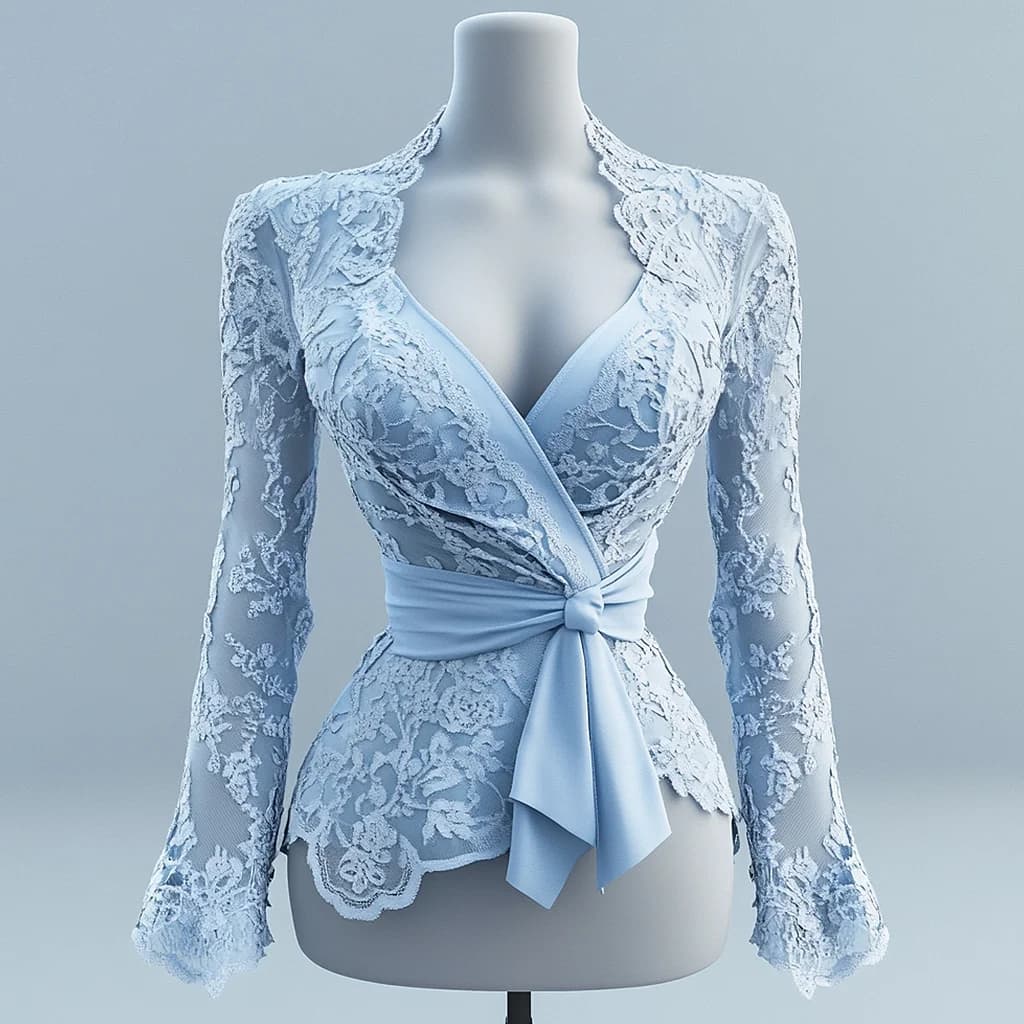 Sexy T-shirts in Neckline for Women, Top to Sleeves Transparent Lungs, Casual Basic Shirts with Laces Front for Club Outerwear