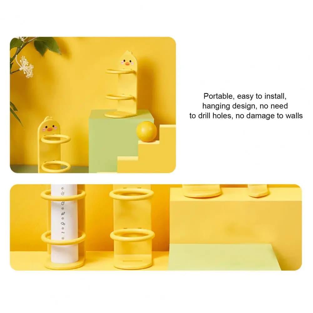Organizer per spazzolino da denti per bambini Design Dusk portaspazzolino elettrico a parete con foro di drenaggio bagno carino per elettrico