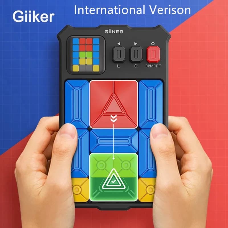 Giiker Super Slide Huarong Road Smart Sensor Gioco 500+ Livelled UP Rompicapo Puzzle Interattivi Fidget Giocattoli Per I Regali Dei Bambini