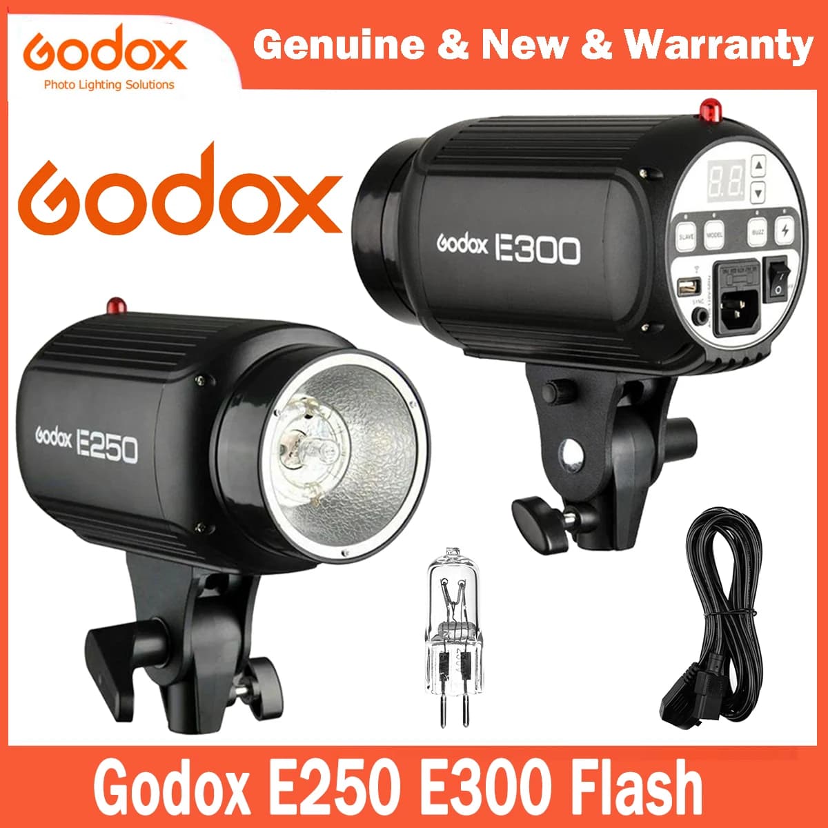 GODOX E250 E300 250Ws 300Ws Illuminazione fotografica Studio Flash Monolight Luce stroboscopica per studio fotografico