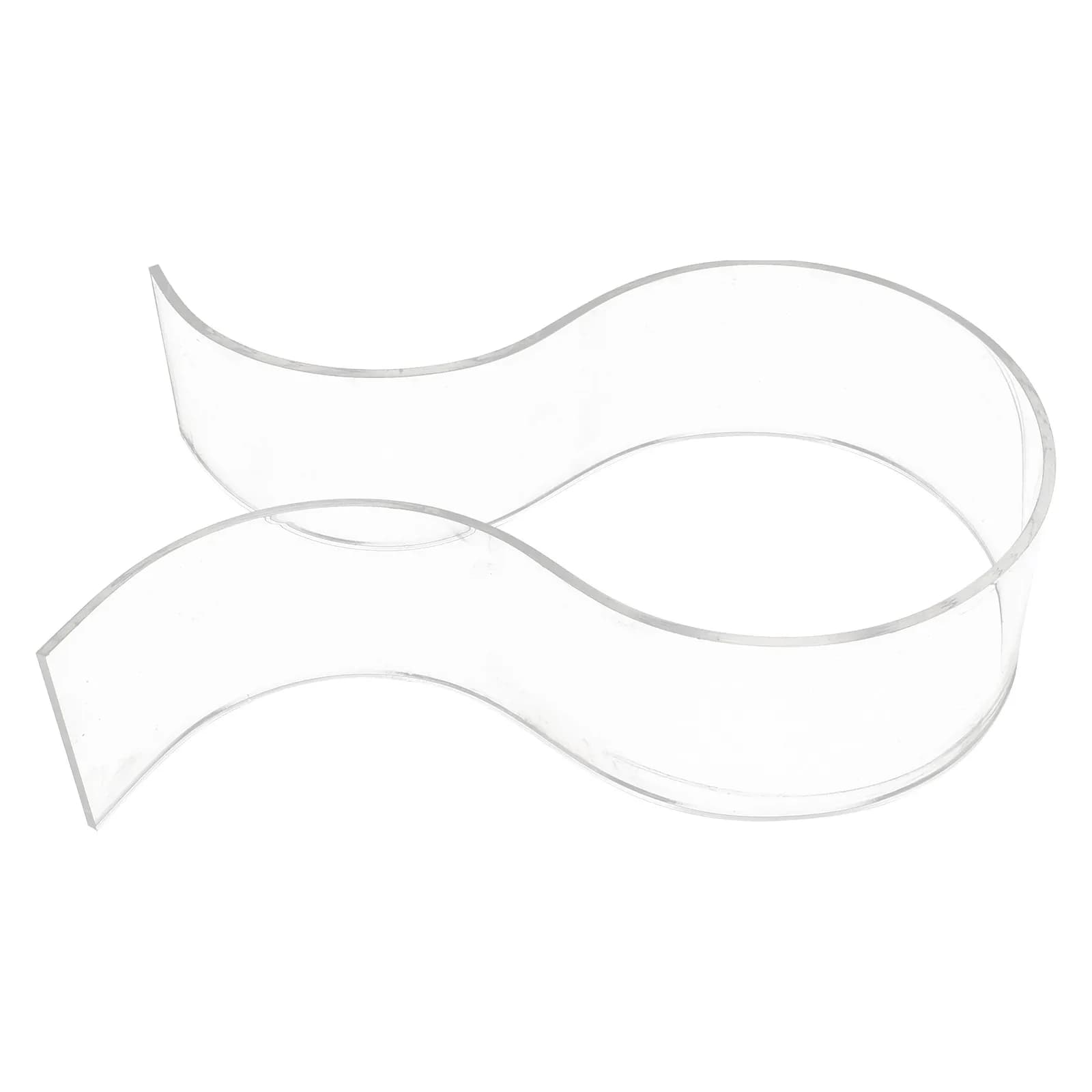 Supporto per Cuffie a Forma di U in Acrilico, Espositore da Tavolo per Casa, Ufficio, Gaming e Studio