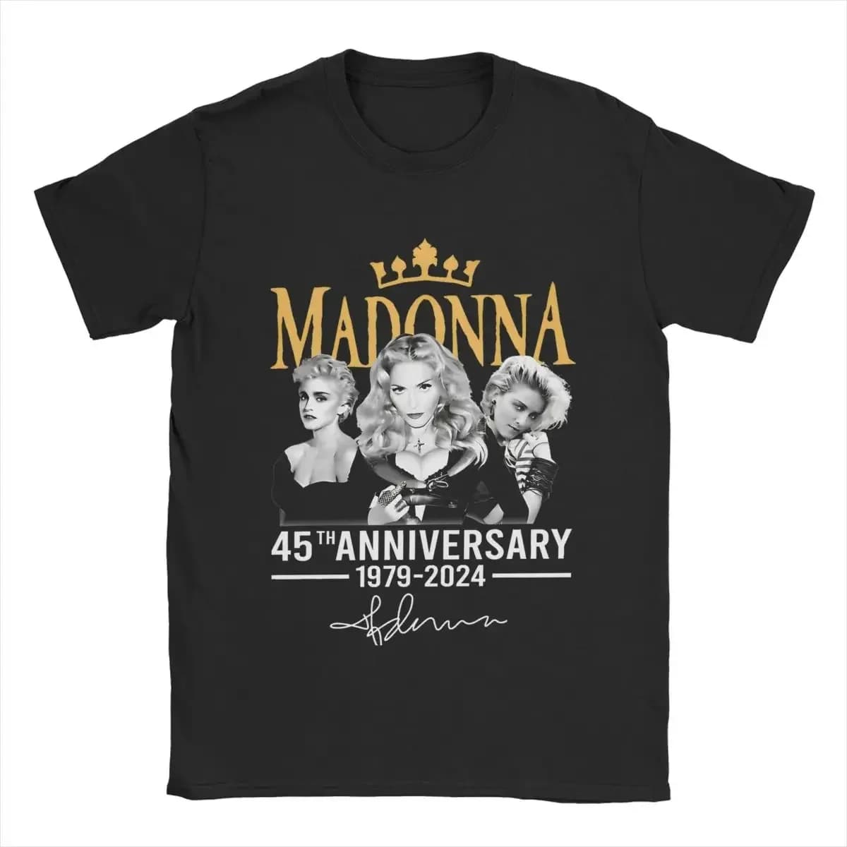 2026 Estate Autunno Uomo Donna Madonna Cantante Pop Musica classica T Shirt Abiti T-shirt in cotone Vestiti Divertente Tee Shirt Moda