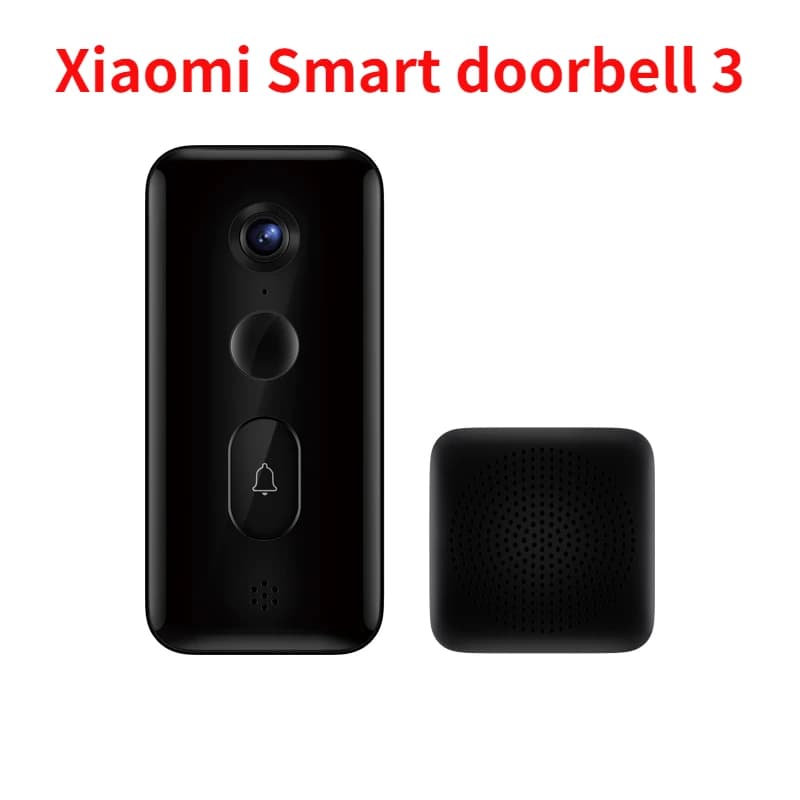 Xiaomi Smart Campanello 3 Versione CN 2K Ultra HD NightVision Videocitofono Batteria lunga AI Riconoscimento umano Funziona con l'APP Mihome