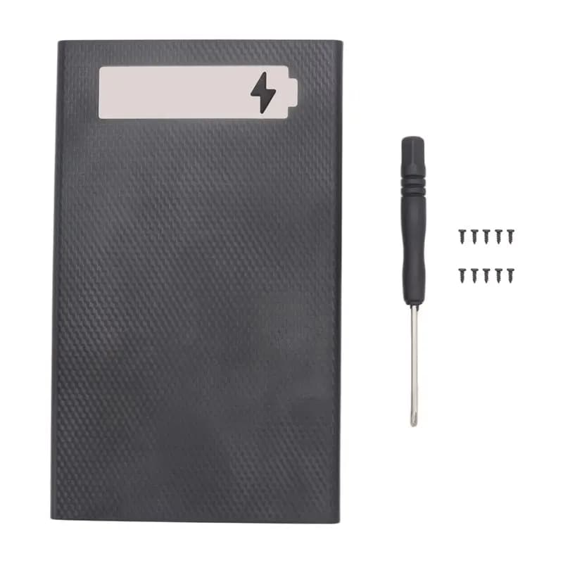 DIY 5X18650 Power Bank Case Detachable Portable Battery Charge Storage Box Shell With LED Lighting Without Battery
