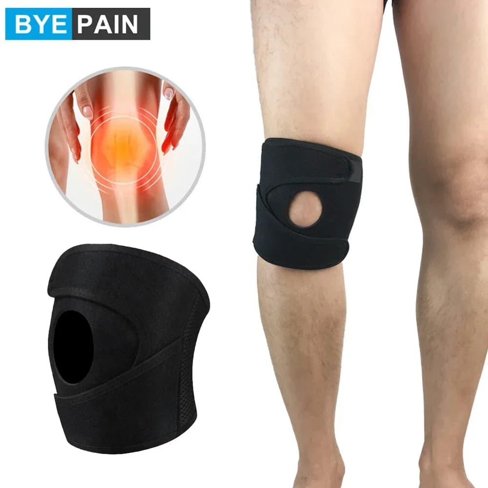 Ginocchiera da 1 pezzo per alleviare il dolore al ginocchio – Supporto per ginocchio in neoprene per allenarsi, correre, recupero da infortuni, supporto per la rotula aperta