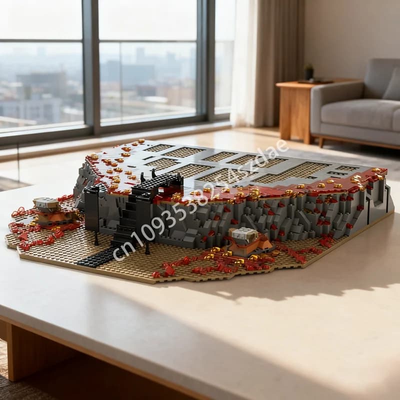 1602 pz MOC Base Estensione Barad Dur Modello Building Blocks Idea Creativa Educazione Regali Di Natale Giocattoli di Mattoni Bambini Compleanno