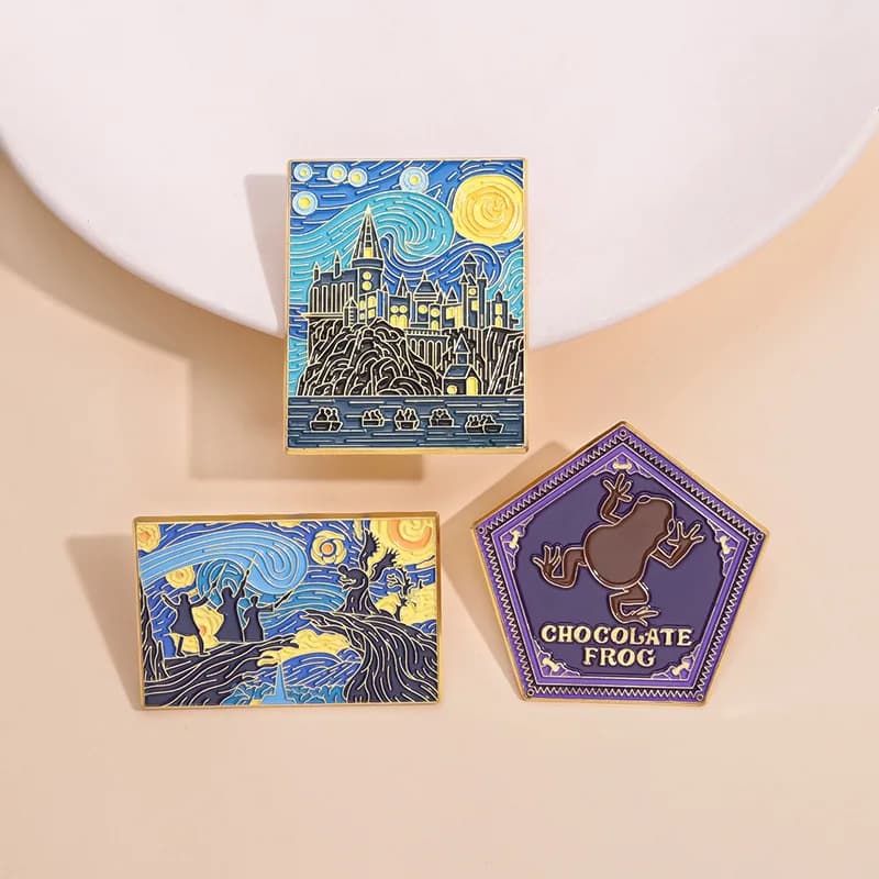 Dipinti d'arte space frog smalto Pin Cute Anime badge spilla per vestiti zaino cappello accessori per gioielli di moda regali per bambini