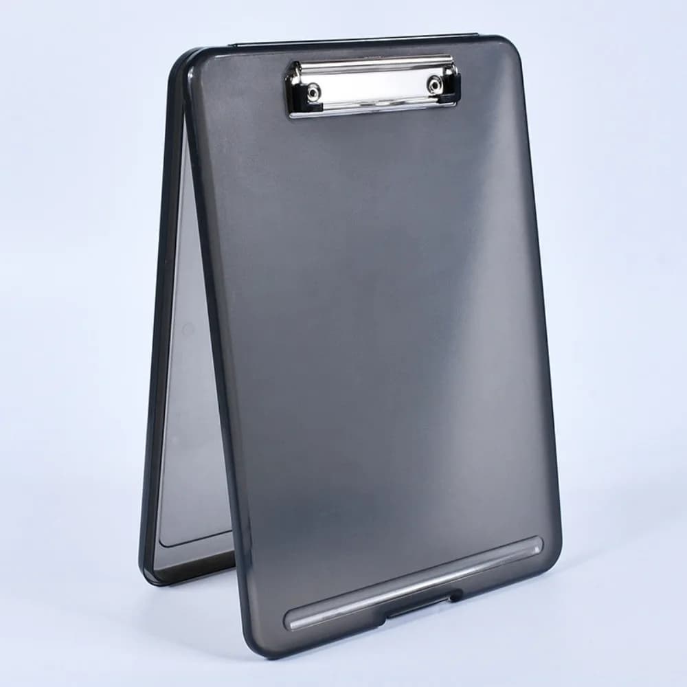 Plastic File Organizer a4 Size Waterproof File Folder with Clipboard with Clipboard Large Capacity Clipboard Folder