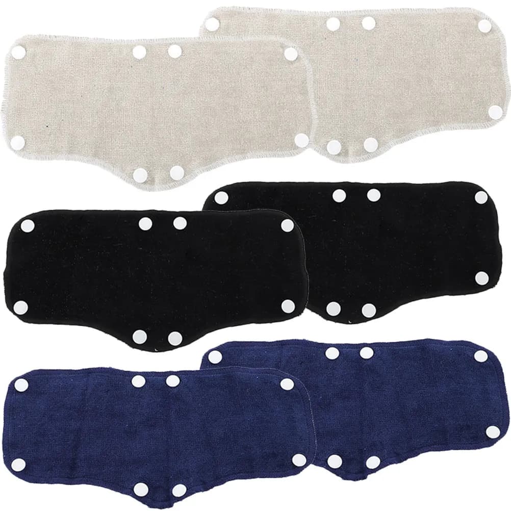 Set di 6 Fasce Assorbenti Antisudore, Fascia per la Testa in Tessuto Non Scivolosa per Sport, Yoga, Allenamento, Corsa e Basket