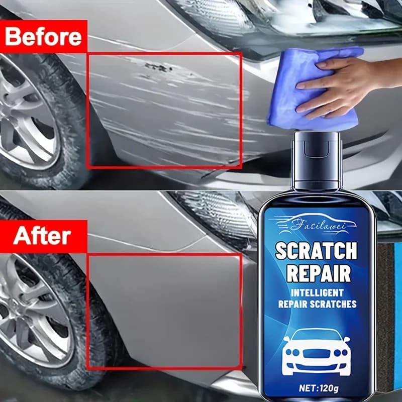 [Kit di riparazione graffi] Rimuove i graffi Kit di riparazione graffi auto | Ripristina la vernice, protegge la cera lucidante per auto per la riparazione della carrozzeria e P