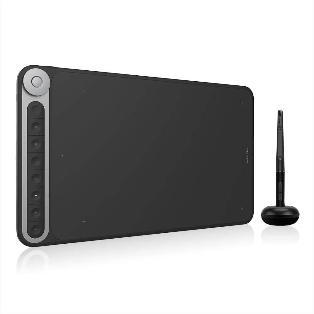 Huion Inspiroy Dial Q620M Tavoletta grafica 8192 livelli Tavoletta digitale da disegno wireless con quadrante per PC/Android