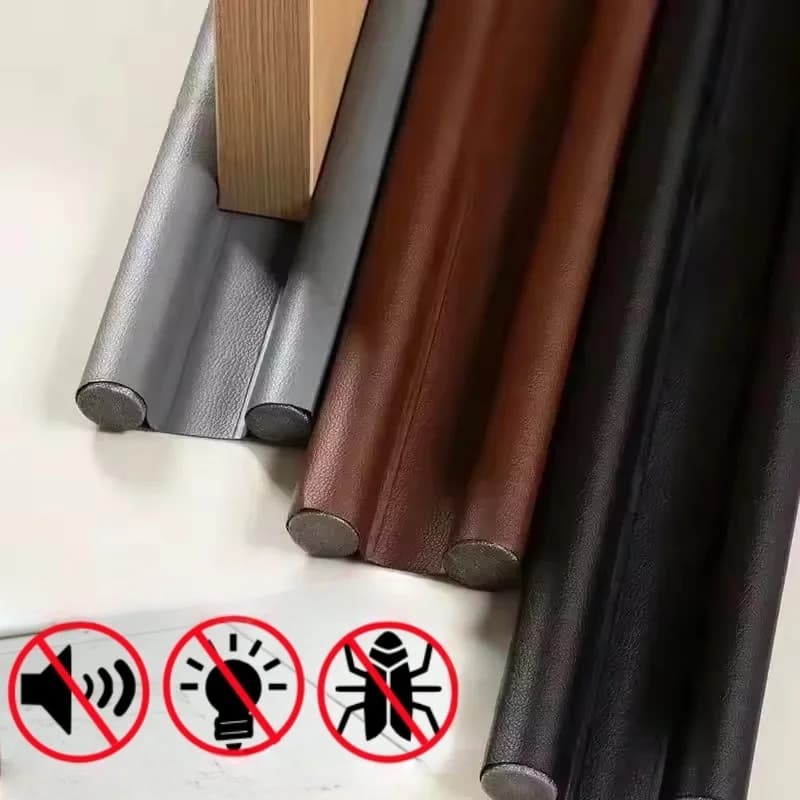 1PC flessibile insonorizzata sotto la porta tiraggio tappo porta inferiore striscia di tenuta più spessa anti-freddo gap bloccante sigillatura striscia meteorologica