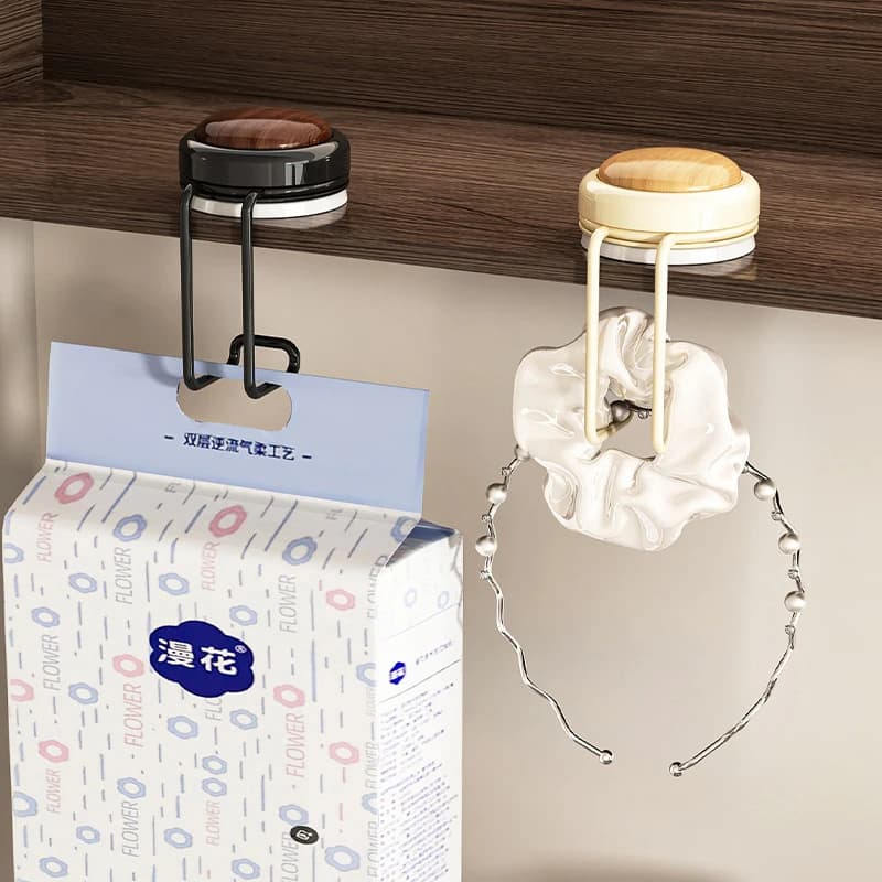 1 piece 360 ° Swivel table hooks - Detachable desk hook for headphones Hook for desk Hook for hanging store backpack