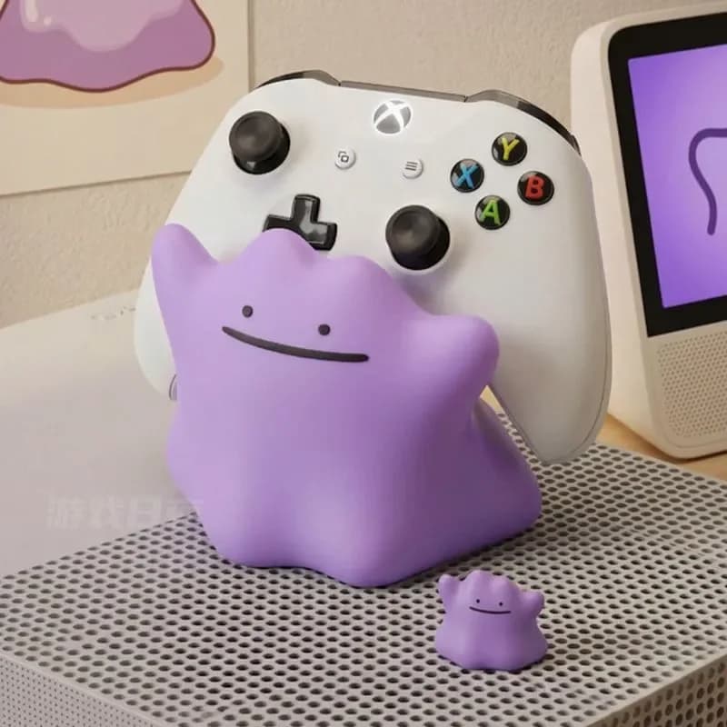 Hot Ditto Cute Game Controller Stand Universal Gamepad Holder For Ps5 Xbox Switch Desktop Organizer Decor Gift For Game Fans