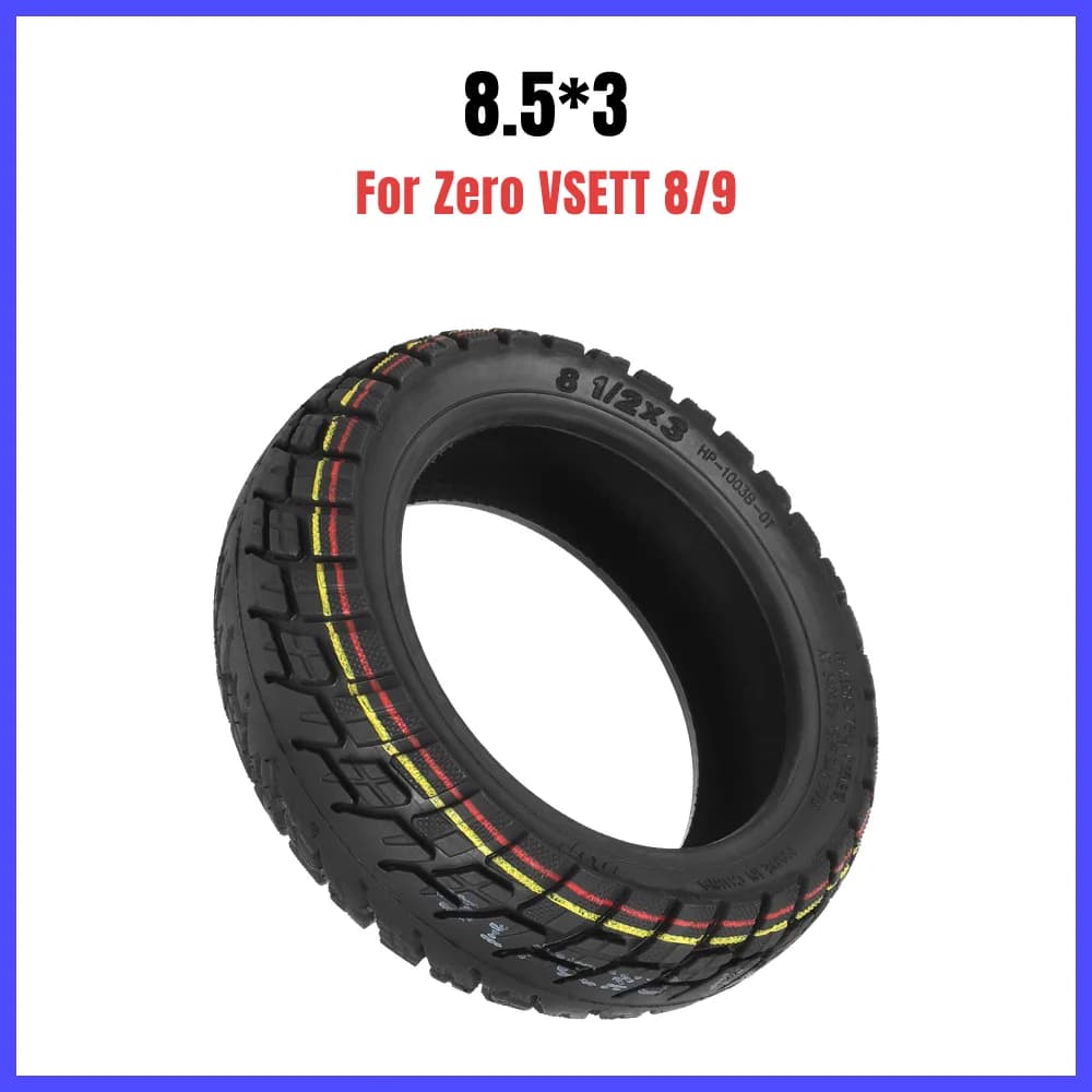 Ulip 8.5*3 (50-134) Off-road Tubeless Tire 134mm Inner Diameter for VSETT 8/9 Macury Zero 8/9 Electric Scooter 8.5x3.0 Tire Part