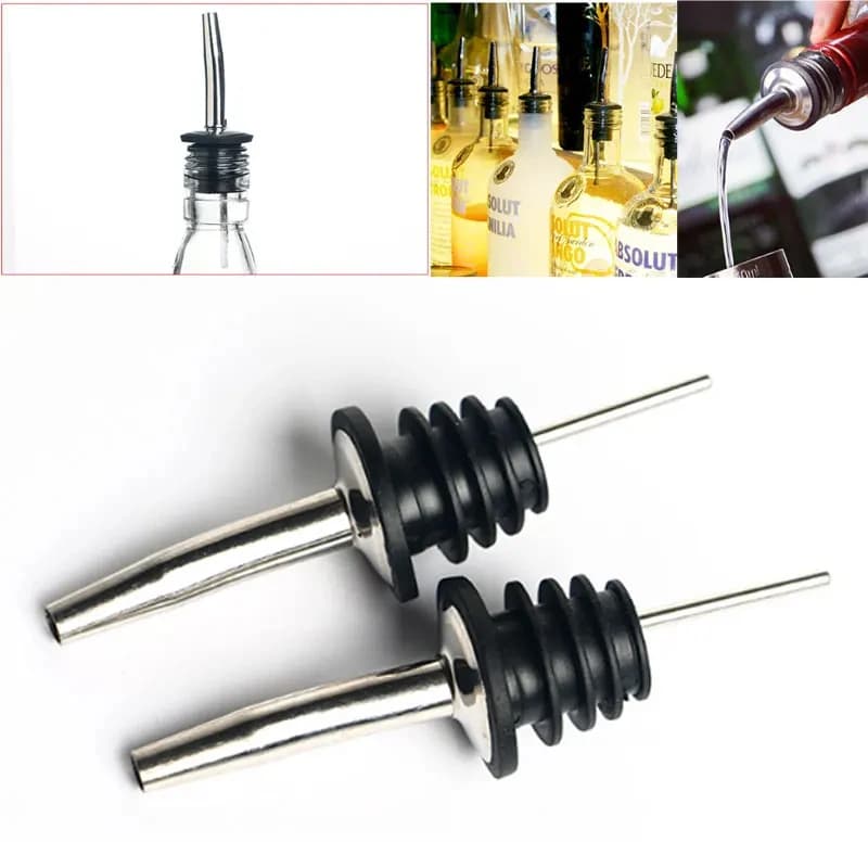 Tappo per olio versatore per bottiglia di vino Shaker per cocktail Accessori per vino Tappo per ugello a flusso libero per liquori Utensili da bar da cucina