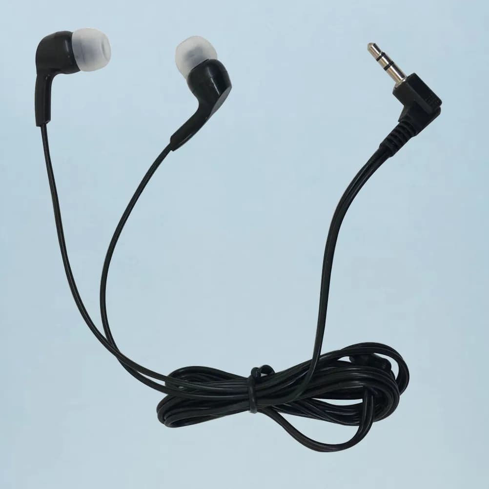 3.5 mm In-Ear headphones in premium material, wired headphones for music, calls, TV view, light headphones