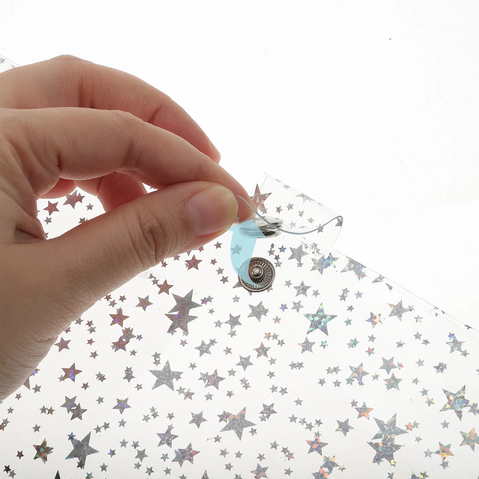 Copertina Trasparente per Quaderno ad Anelli, Raccoglitore a 6 Anelli, Accessori per Ufficio e Scuola