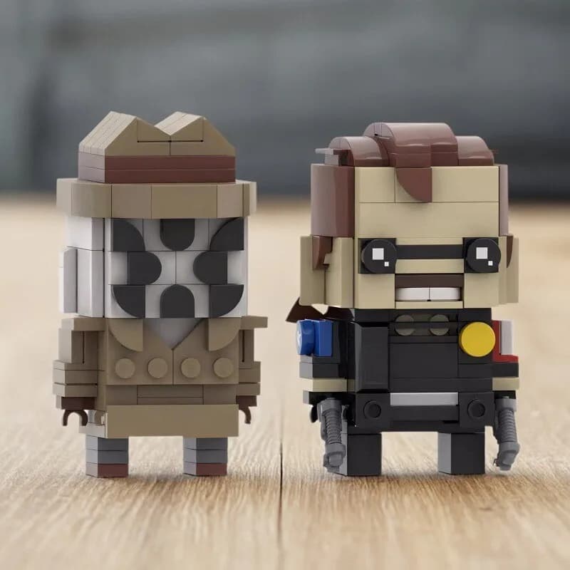 MOC Bambini Assemblaggio Building Blocks Giocattoli Serie di film Eroi Figure Bambole di cartoni animati Modello Collezione di compleanno per adulti Regalo