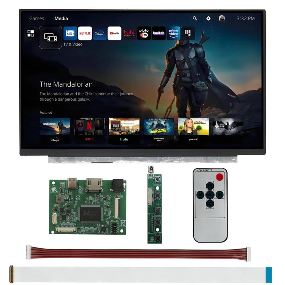 13.3 inch 1920*1080 Monitor TYPE-C Compatible HDMI Display Driver Card for PC Raspberry Pi 2 3 Banana/Ray Pi