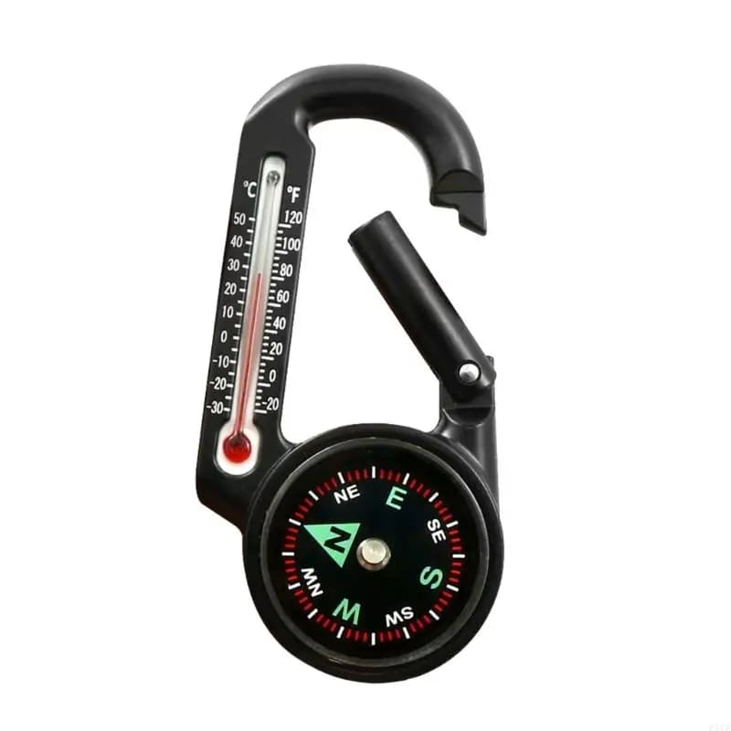 PXPF Multiunction Compasser Carabiner con termometri per esterno, escursioni, campeggio