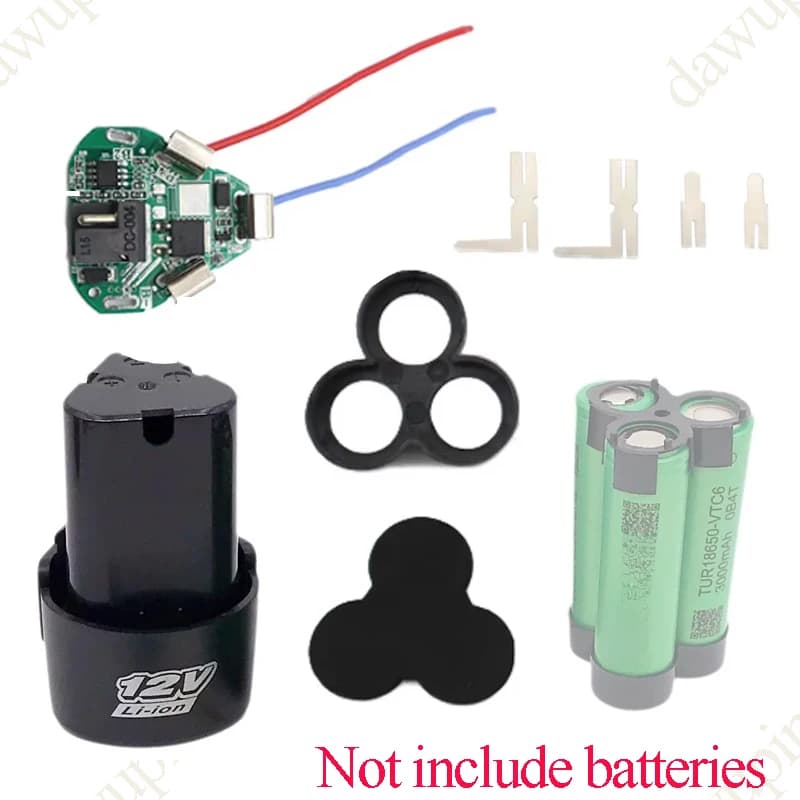 Custodia per batteria al litio Circuito scheda PCBA Lomvum DeYun ZhiPu FuGe KoMax DLS DEGUQMNT GCRAFT LomVum 12V 10.8V Li-ion Pack Box Shell