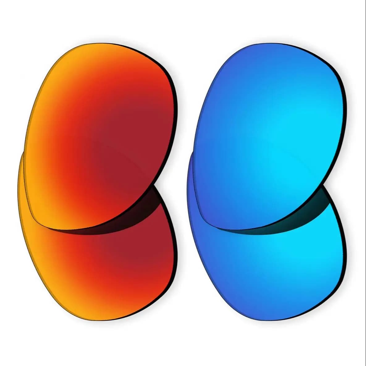 Lenti di ricambio polarizzate Glintbay Performance per occhiali da sole Ray-Ban RB3386 67mm RB3386-67 - Diversi colori