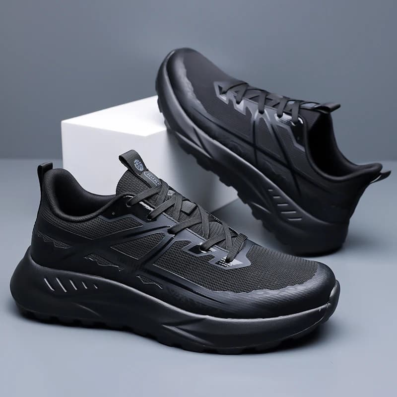 Men's Running Shoes Jogging Breathable Mesh Cushioning Non-Slip Outdoor Luxury Sports Male Comfortable Sneakers Off-road Shoe
